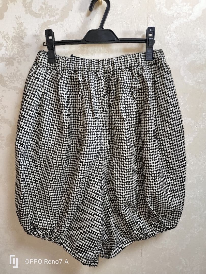 コムコムCOMEdesGARCONS千鳥柄かぼちゃパンツ