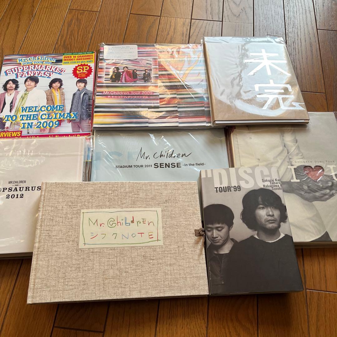 値下げ‼️ミスチルMr.Children ツアーパンフレット8冊セット - メルカリ
