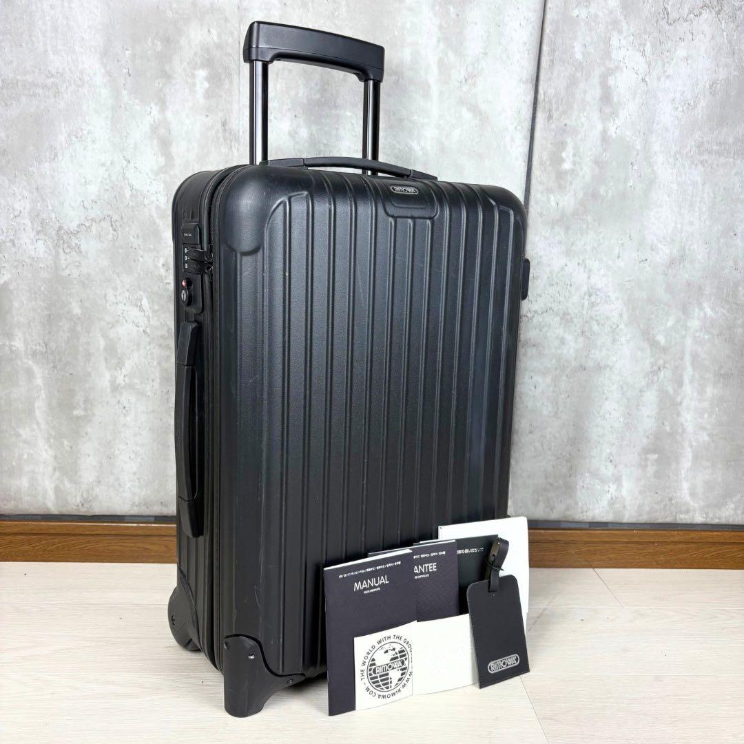 RIMOWAリモワサルサ機内持込み33L マットブラック2輪TSAロック