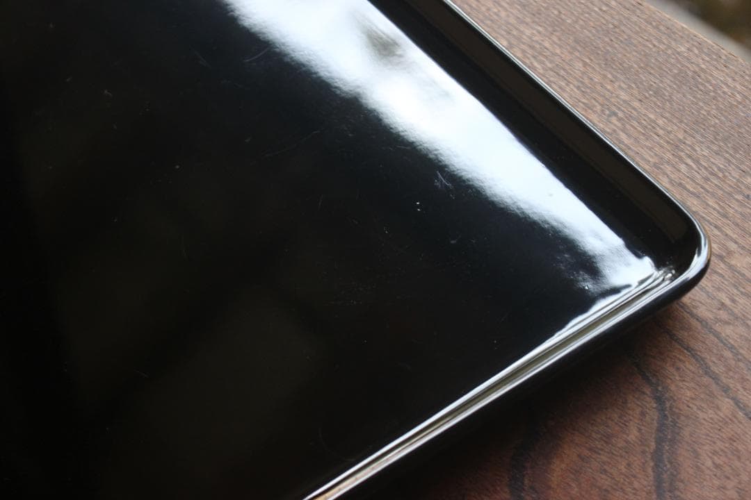 上質黒漆に優美な波貝殻螺鈿巻の映える長方膳（検輪島塗お膳お盆