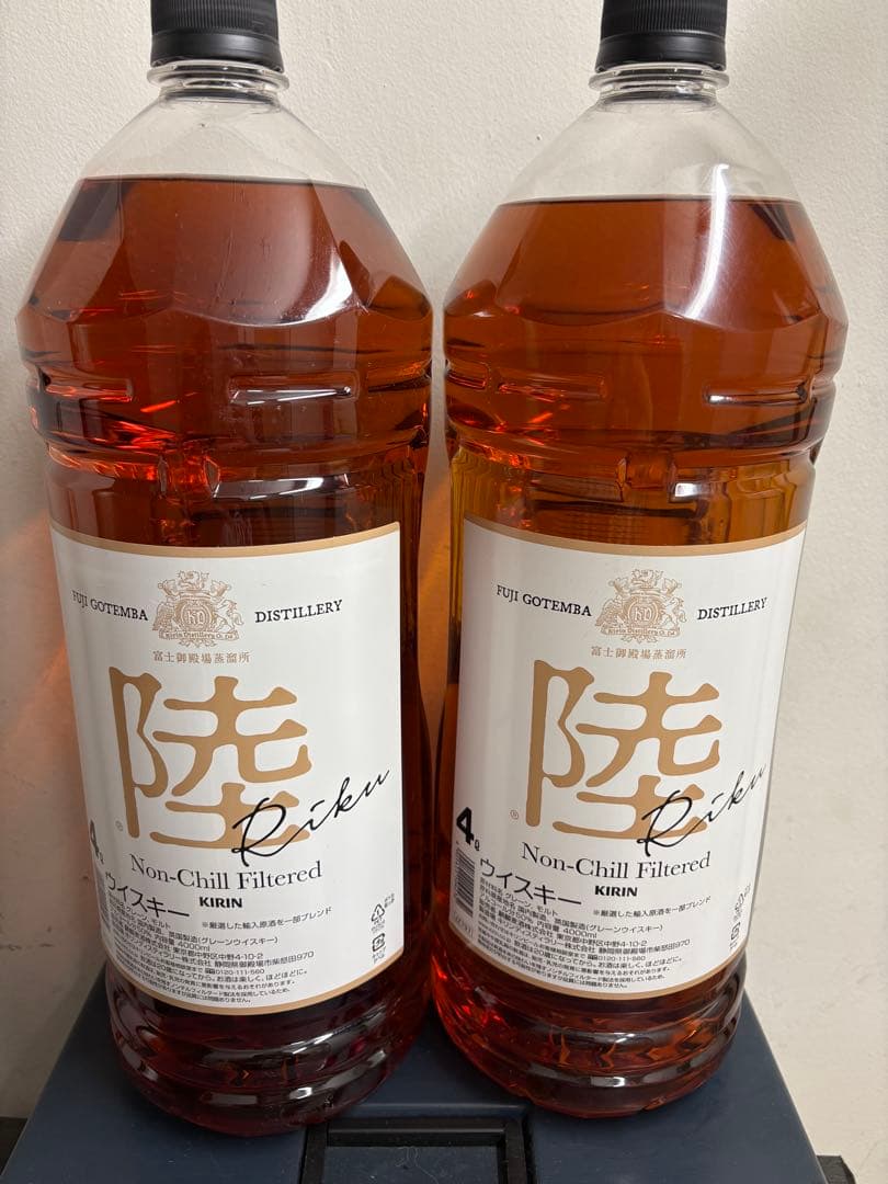 キリン 麒麟 KIRIN 陸 ウイスキー 4リットル 2本 業務用 4L