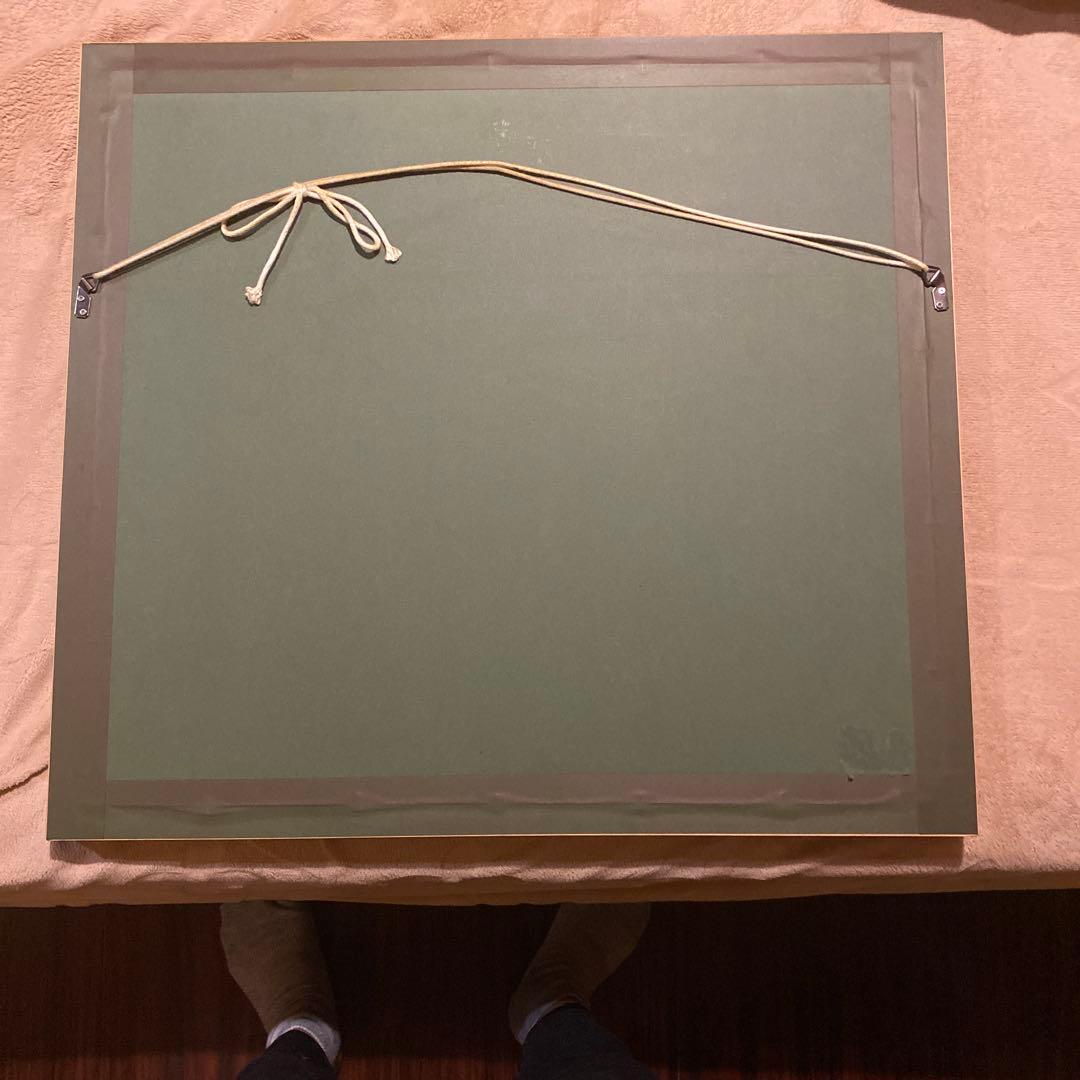 作家 宇田　荻邨　祇園の雪　リトグラフ