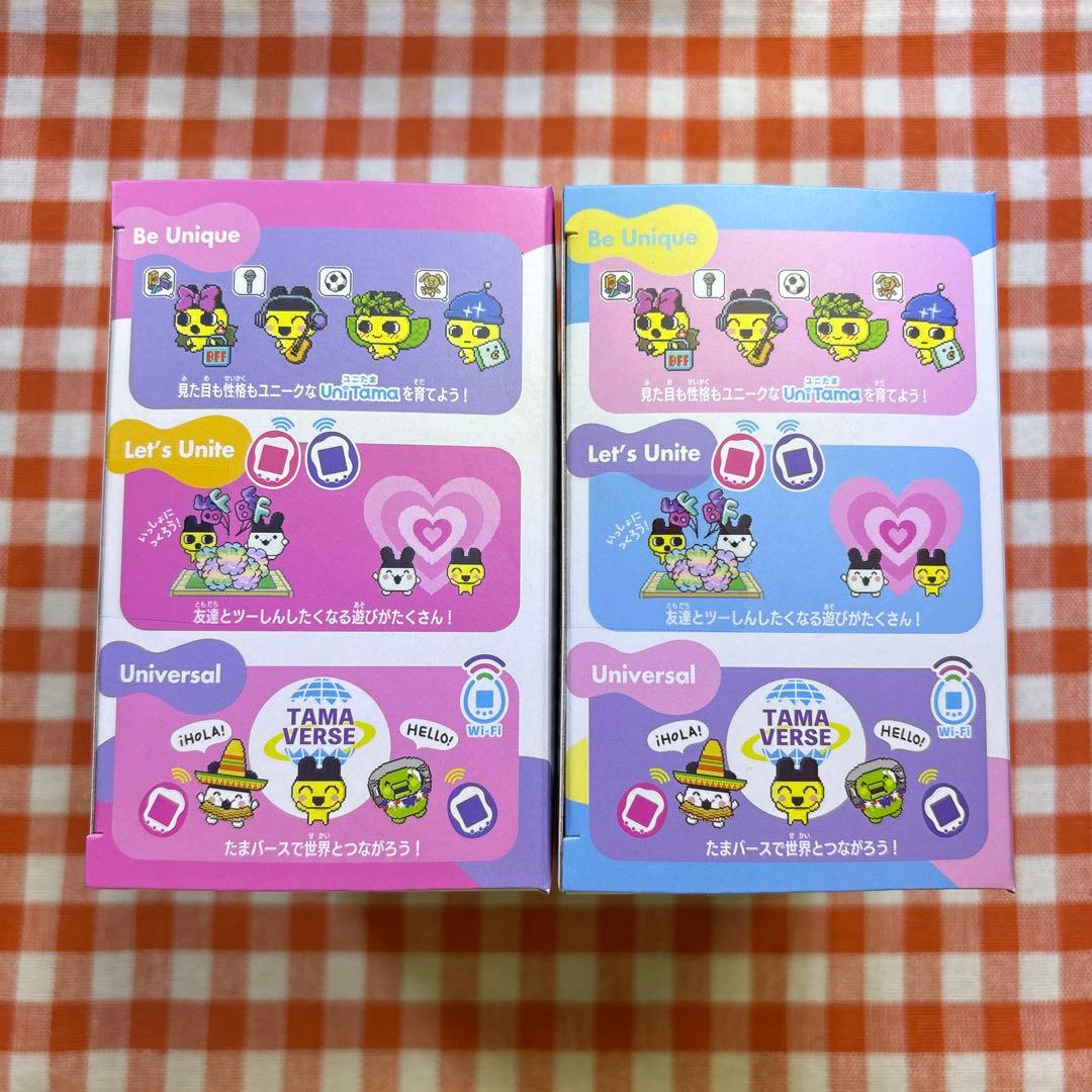 新品未開封　たまごっちユニ　プレミアムバンダイ限定　ピンク　ホワイト　2個セット