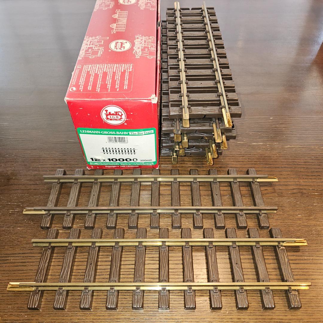LGB レーマン Gゲージ 直線レール No.10000 　１６本セット