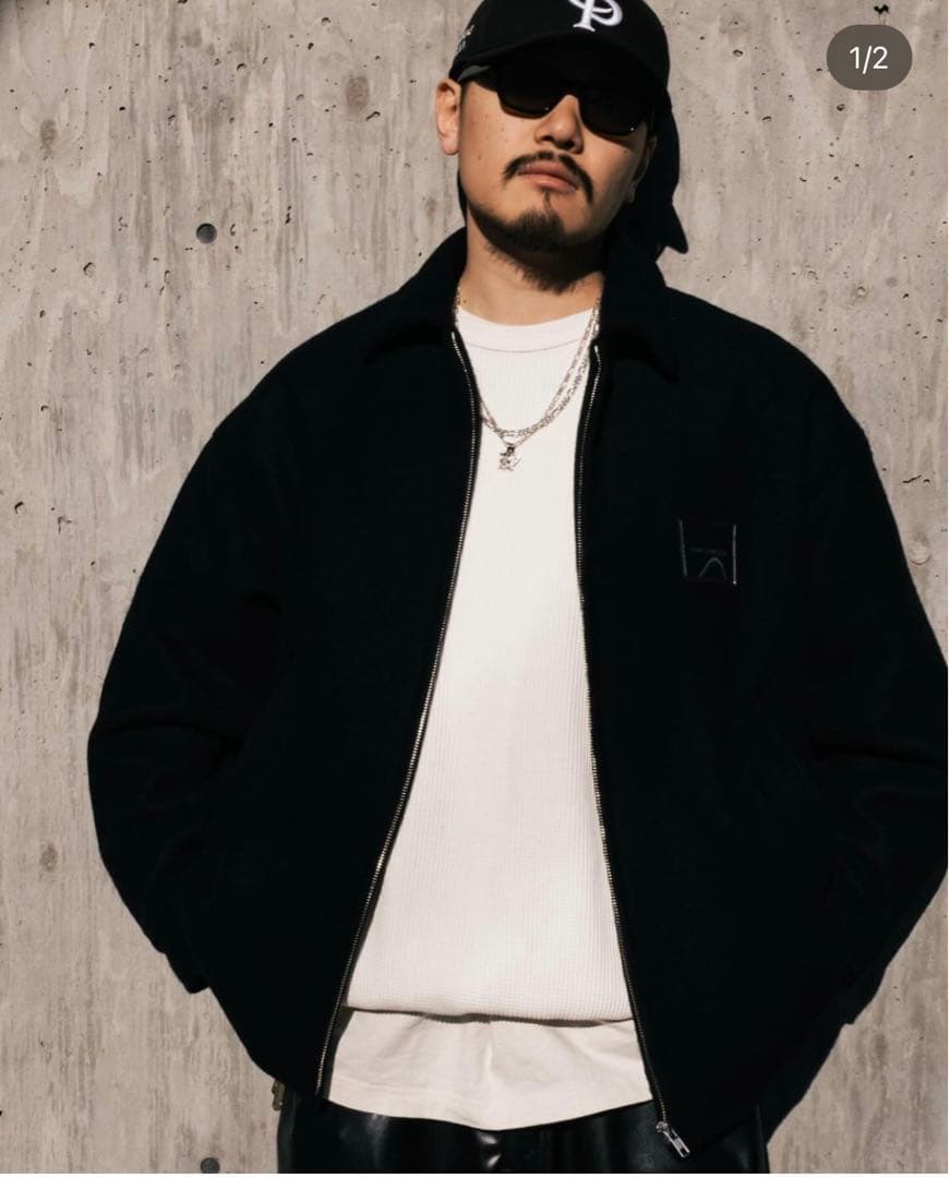 COOTIE Wool Melton Sports Jacket