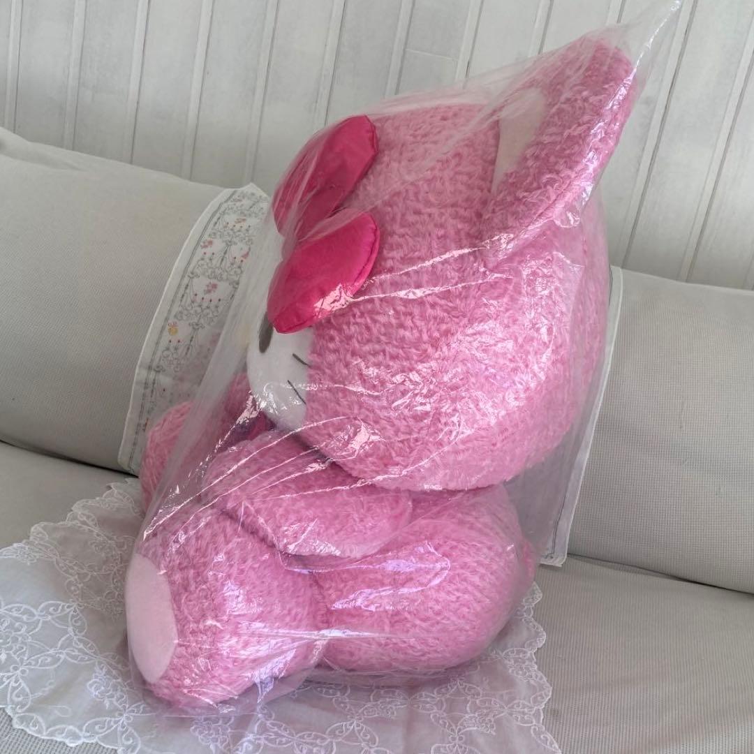 【 新品・未使用 】　超特大！　ハローキティ　ぬいぐるみ　ピンク　くま　激カワ♡