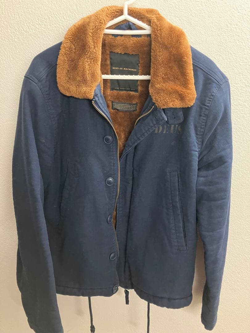 DEUS EX MACHINA ボア襟付きジャケット