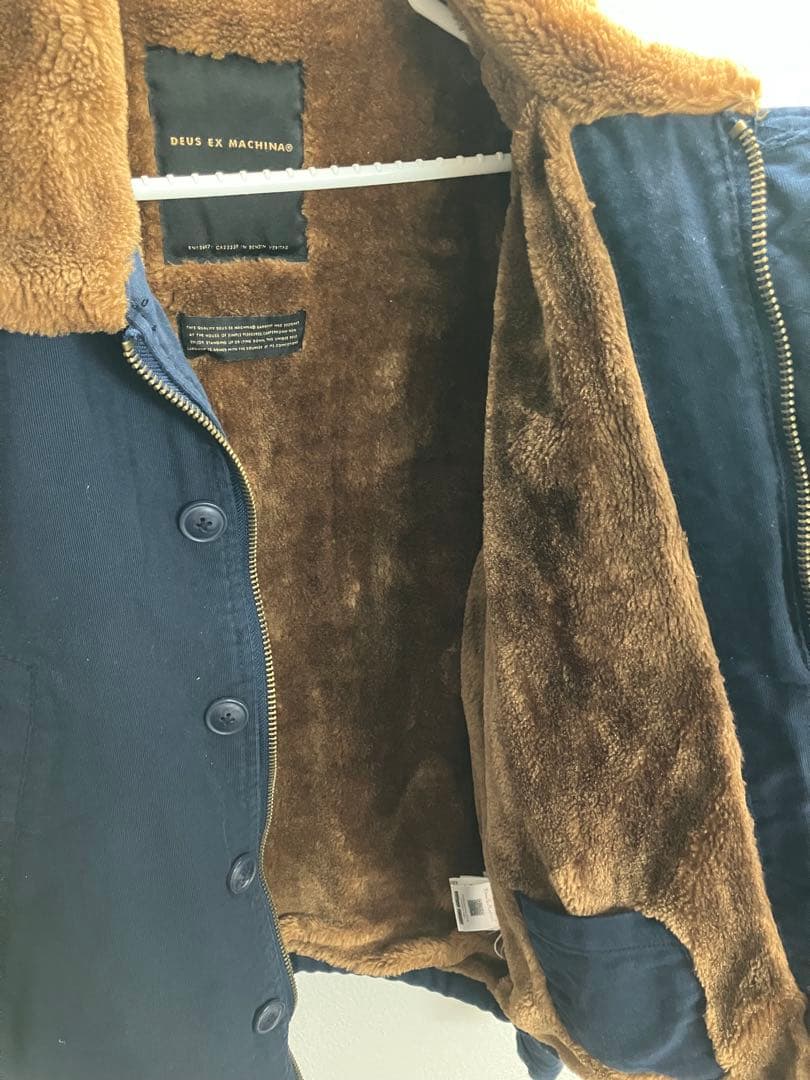 DEUS EX MACHINA ボア襟付きジャケット