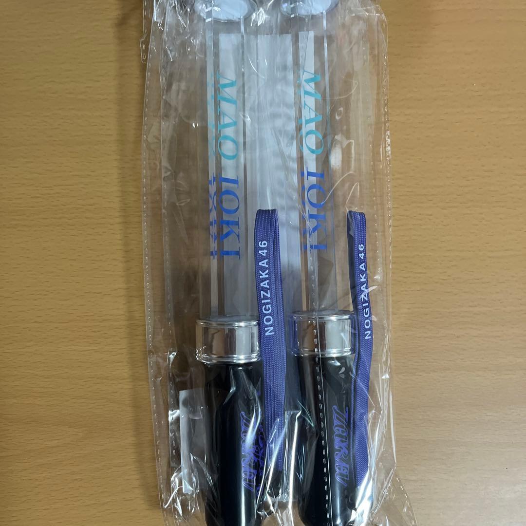 乃木坂46 五百城茉央 2025 福袋 個別プレートライトスティック 2本