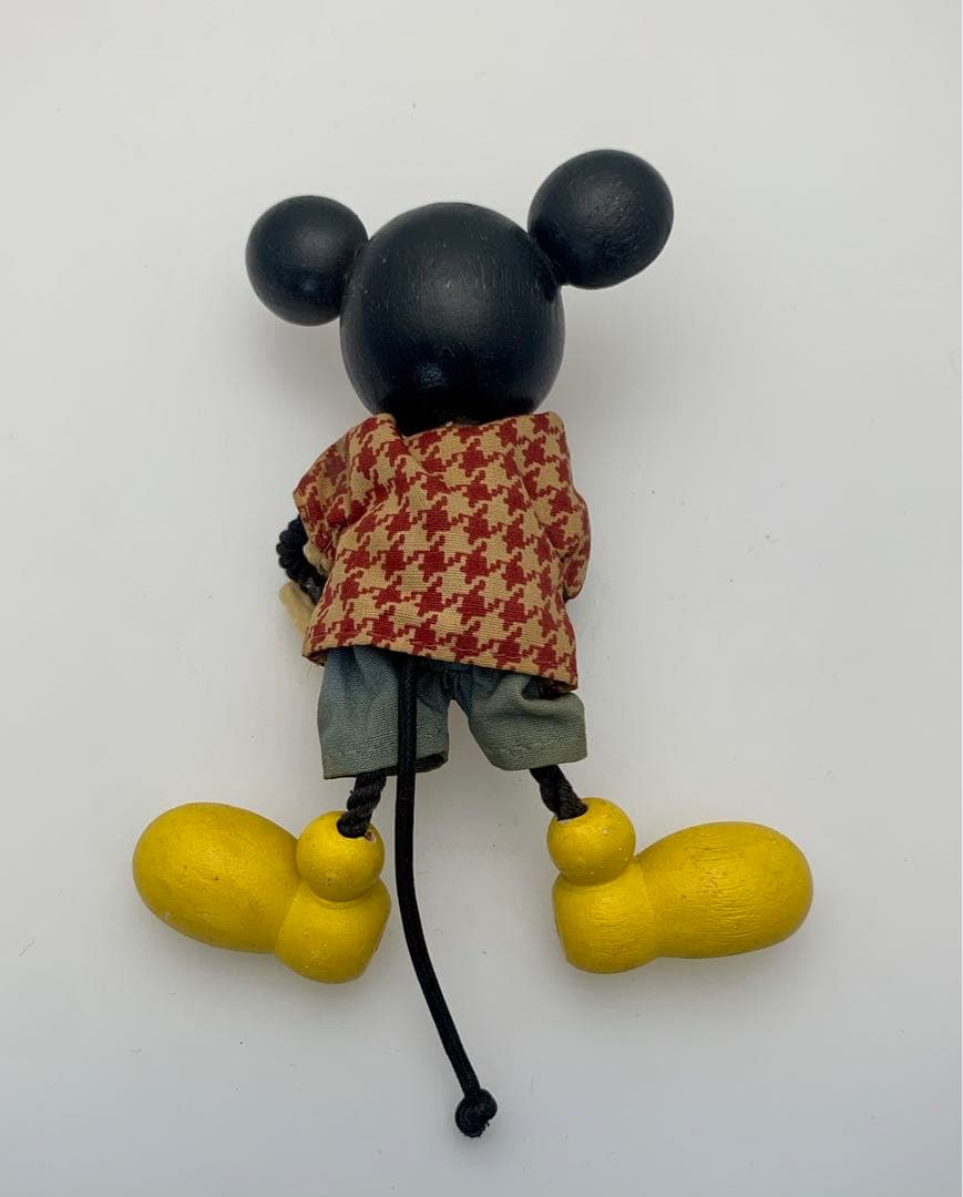 ミッキー 木製 温度計 レトロ ヴィンテージ ディズニー オールド