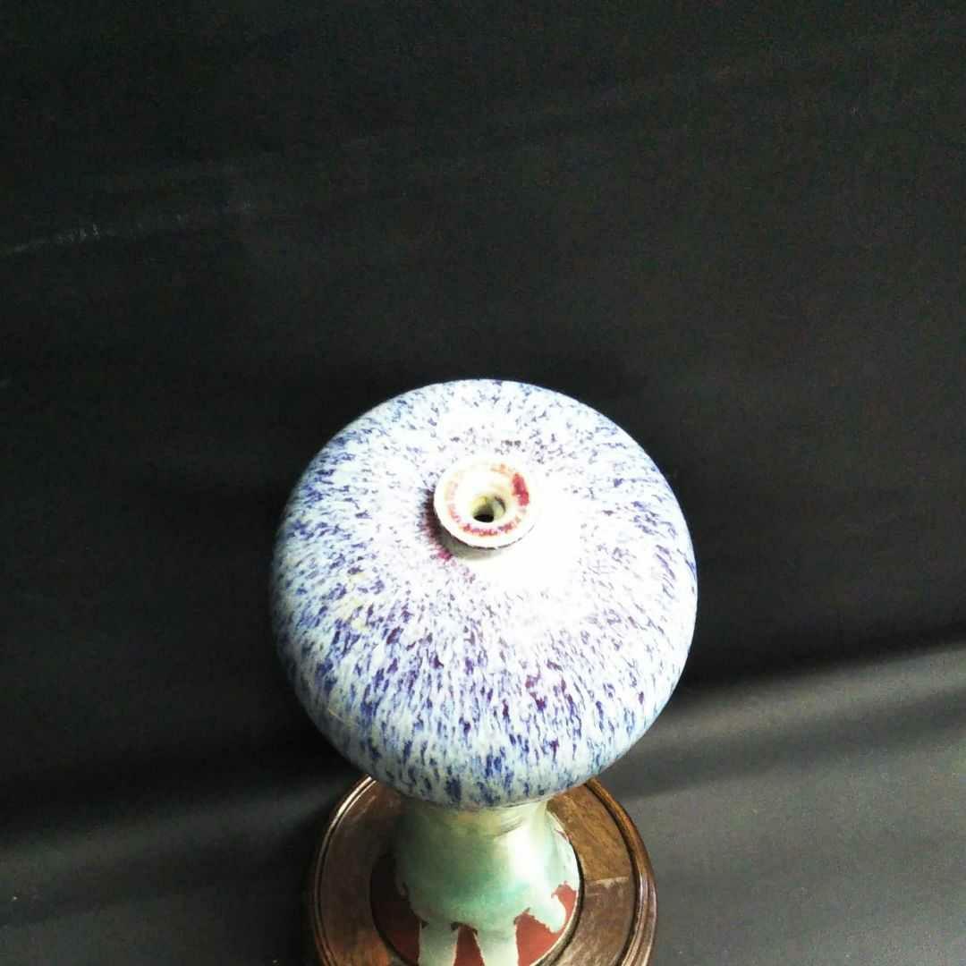 ※中国古美術/爐鈞窯窯変梅瓶(底款:大清乾隆年製)