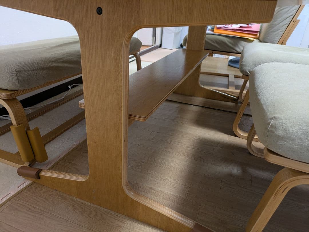 無印良品ダイニングテーブル5点セット1500×800