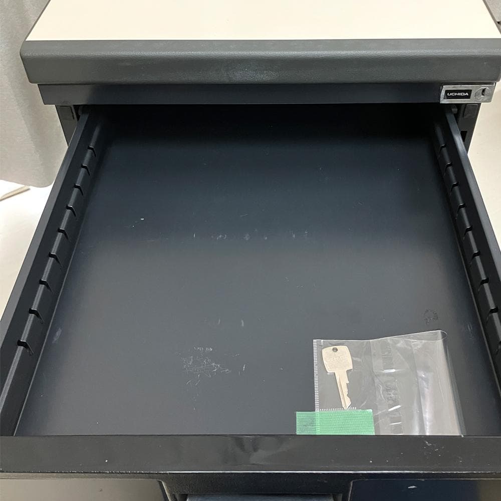 2774-4 UCHIDA スチールワゴン サイドワゴン デスクワゴン