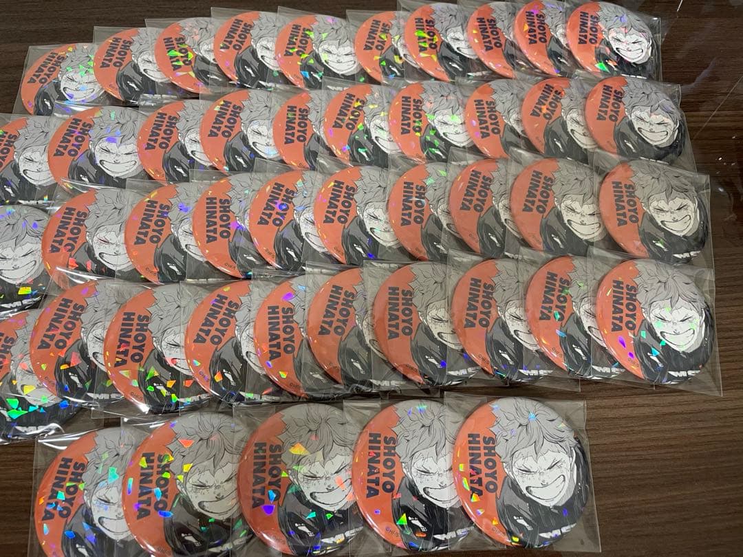 ハイキュー 日向翔陽 オールスター缶バッジ 2種 合計55点セット