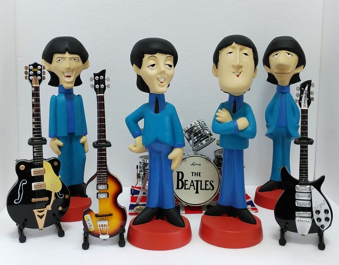 ビートルズ CARTOONアニメ大型人形♣USA1985年ディスプレイビンテージ