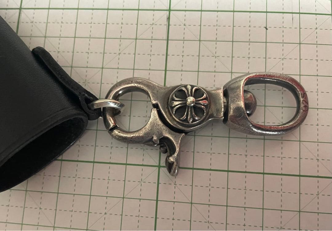 吊り下げリング付き　iQOSイルマワン　silver925 レザーケース　黒