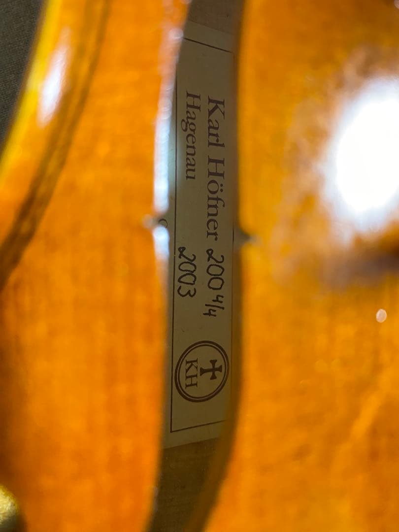 Karl Höfner バイオリン 200 4/4 2003年製