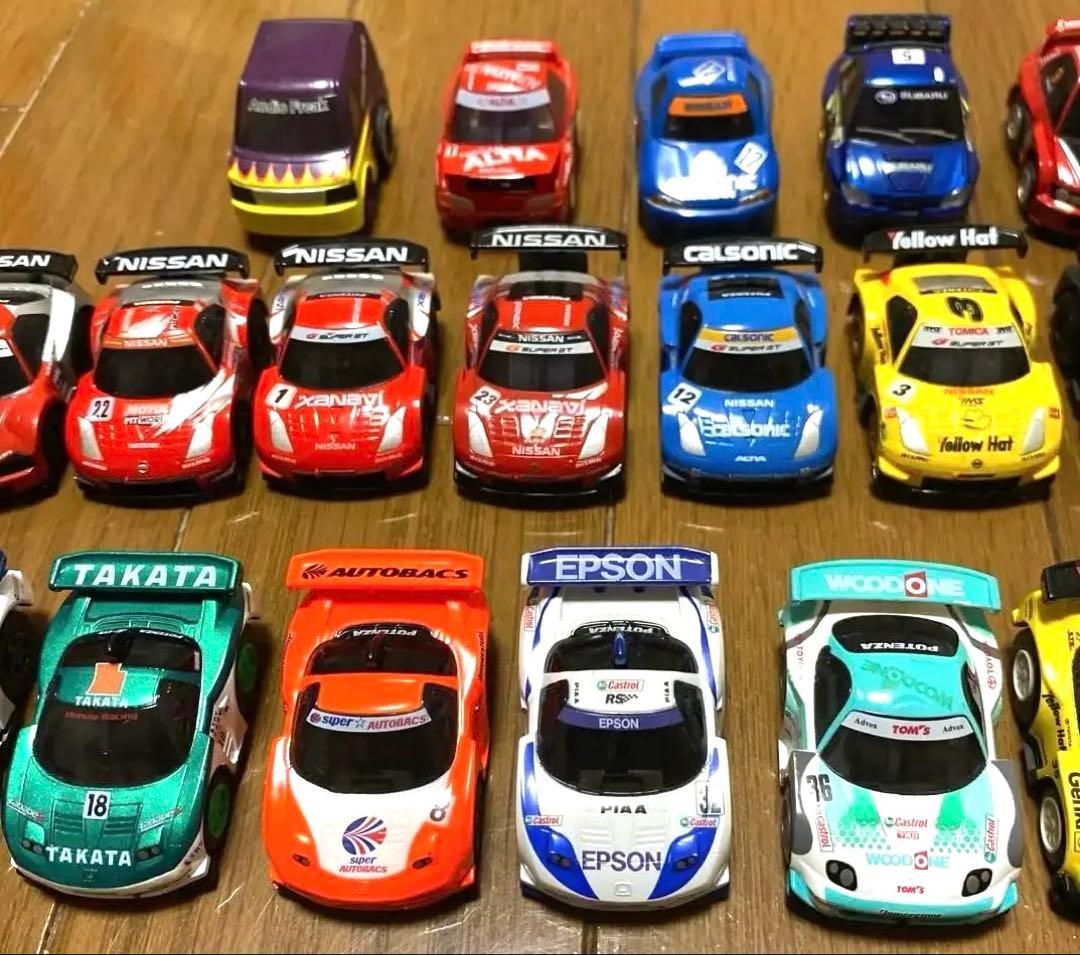 タカラ　絶版品チョロＱ　超リアル仕上げ ・超リアルサーキットシリーズなど 28台