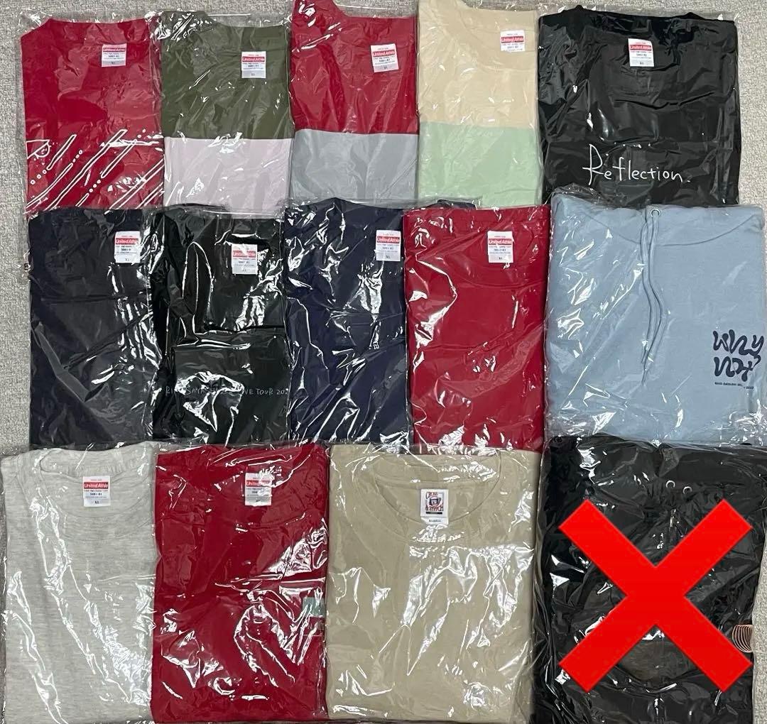 【バラ売り可】鞘師里保 ライブTシャツ13枚セット RIHO SAYASHI 5th Live Tour 2025 Too much!」オフィシャルグッズ事前