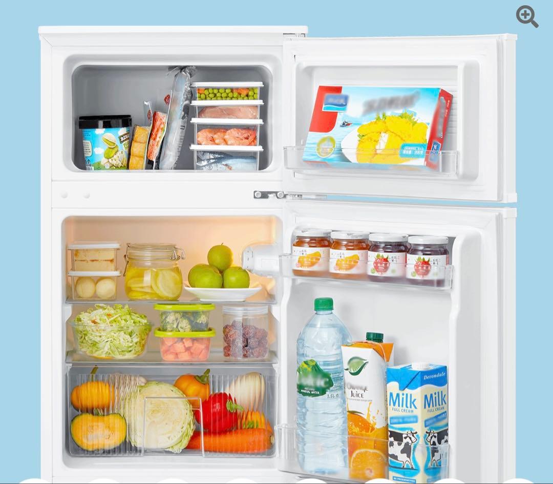 comfee 2ドア小型冷蔵庫 RCT90W H/E