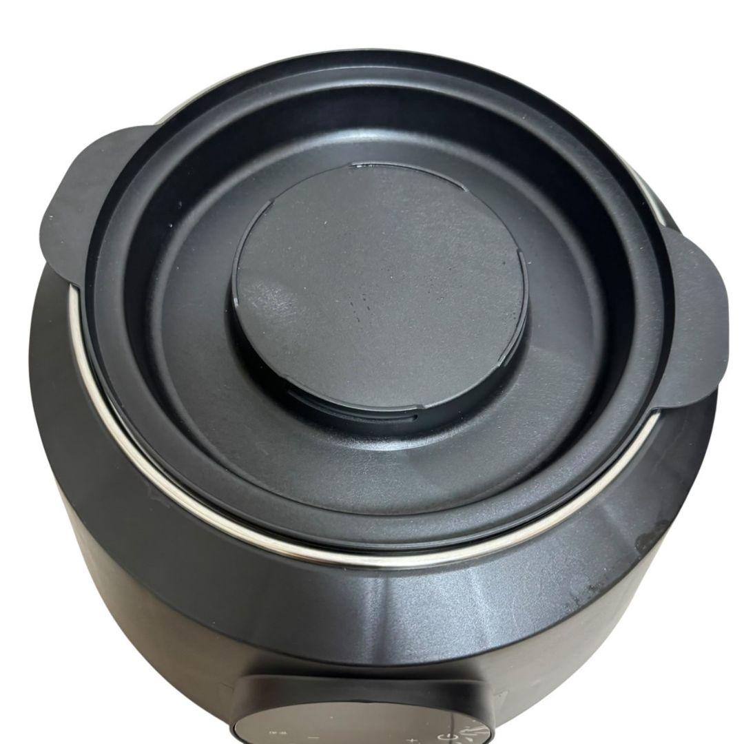 未使用 O'MUSU オムス Ocrasi せいろ電気蒸し器 OS01 ブラック