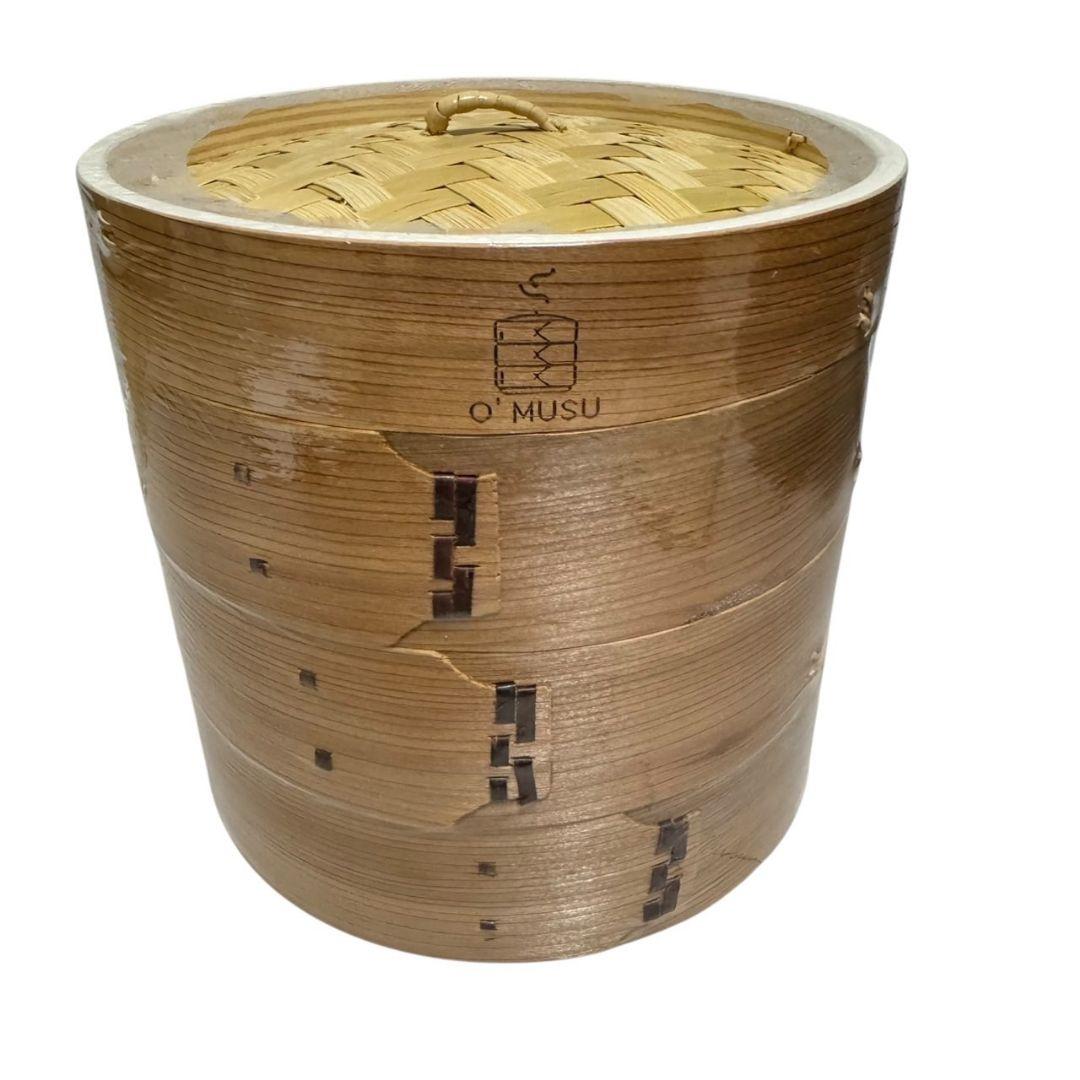 未使用 O'MUSU オムス Ocrasi せいろ電気蒸し器 OS01 ブラック