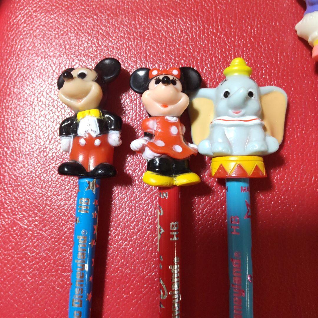 ディズニーランド キャラクター付き鉛筆 8本セット レトロ - メルカリ