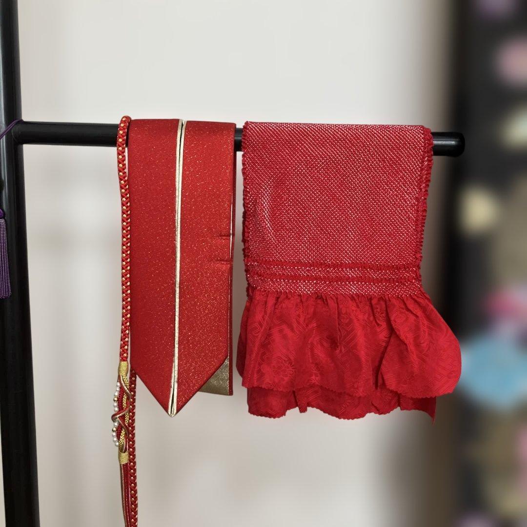 桜の花模様振袖6点セット 金駒刺繍 トールサイズ ガード加工 美品