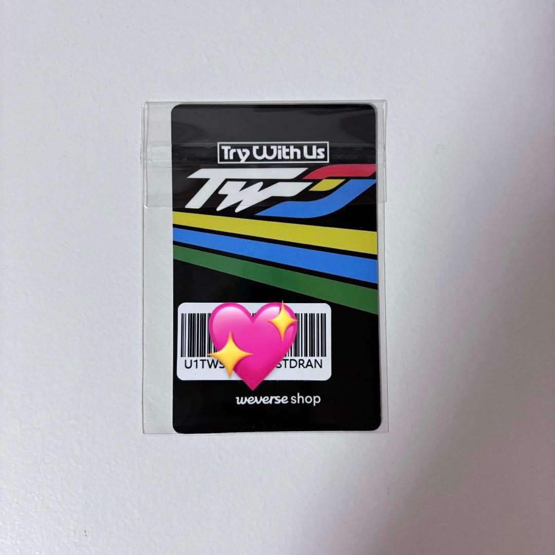 TWS TRY WITH US comeback live ハンジン トレカ