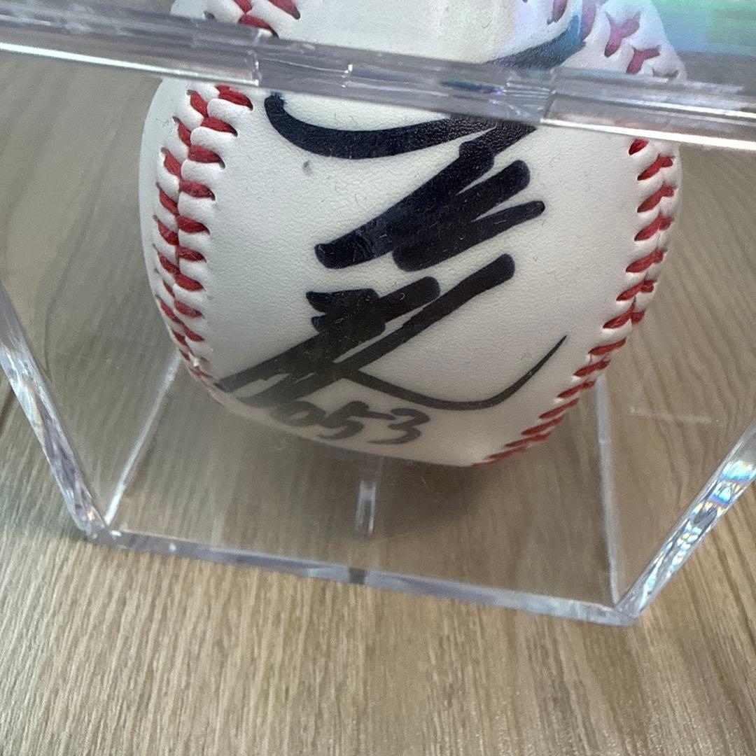 ジャイアンツ #53 三上朋也 直筆サインボール - メルカリ