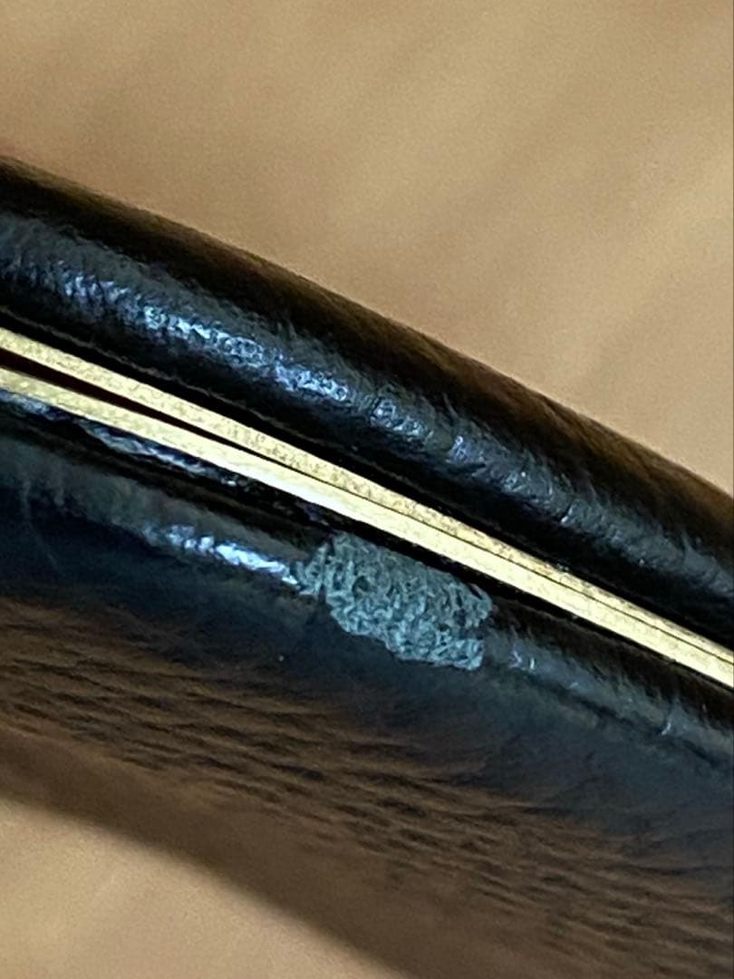 最終お値下げGNUOYP ニュピ 天溝コンパクトウォレット BLACK 野生鹿革