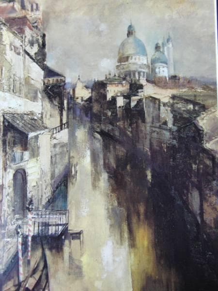 鶴岡義雄、ヴェニスの朝、豪華限定版・限定1000部、新品額付