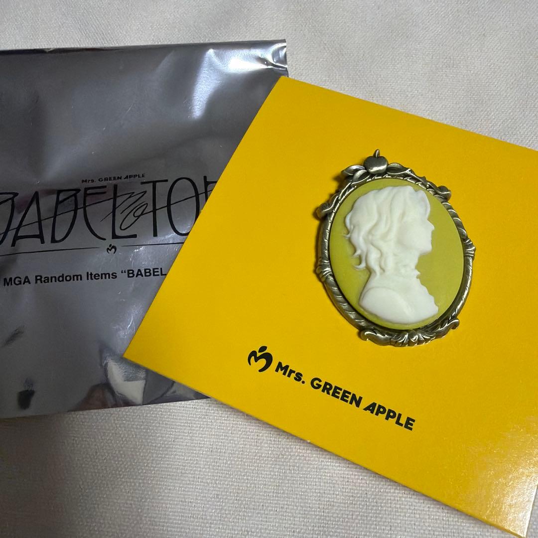 Mrs. GREEN APPLE カメオピンバッジ 藤澤凉 バベルの塔 ミセス - メルカリ