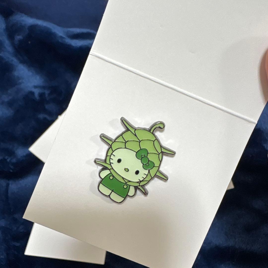 藻キティ　ピンバッチ　日本館　4個セット　万博　EXPO