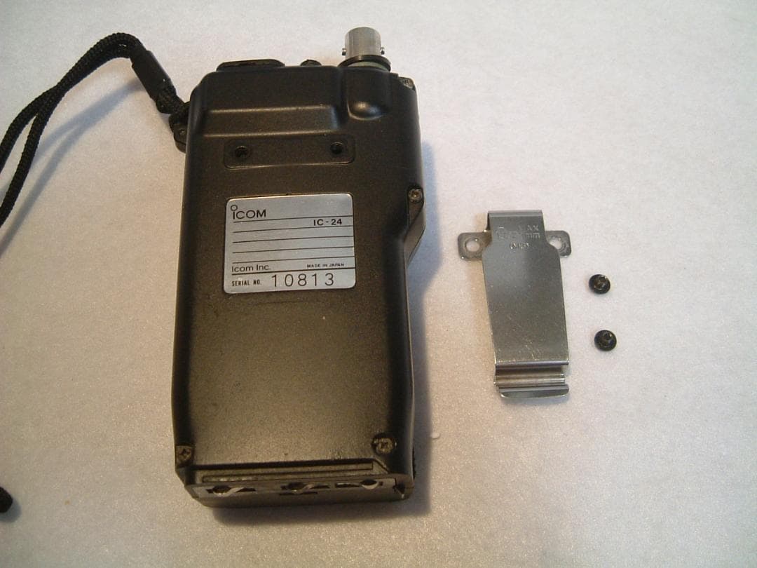 動作品】【icom IC-24】144/430MHz FMトランシーバー＋電源