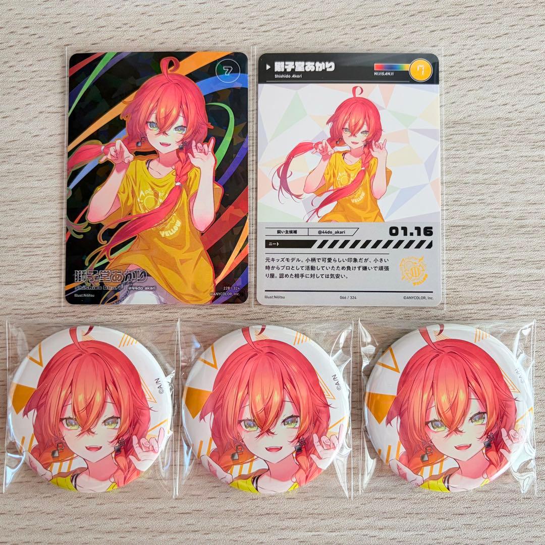 にじさんじフェス にじフェス 獅子堂あかり コレクションカード＆缶