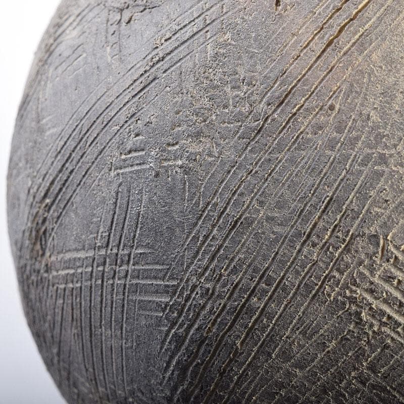 朝鮮美術　須恵器　新羅土器　新羅無細土　壷　　V　R8559