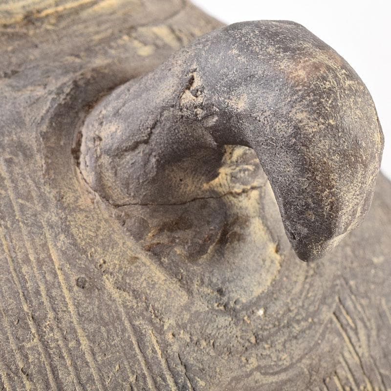 朝鮮美術　須恵器　新羅土器　新羅無細土　壷　　V　R8559