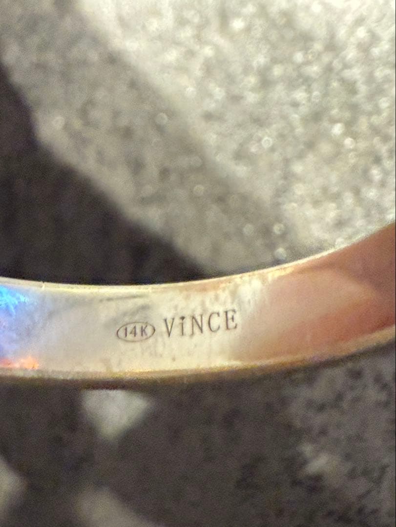 ViNCEJEWELERS ヴィンスジュエラーズ　K14PG　リング　重量約4g