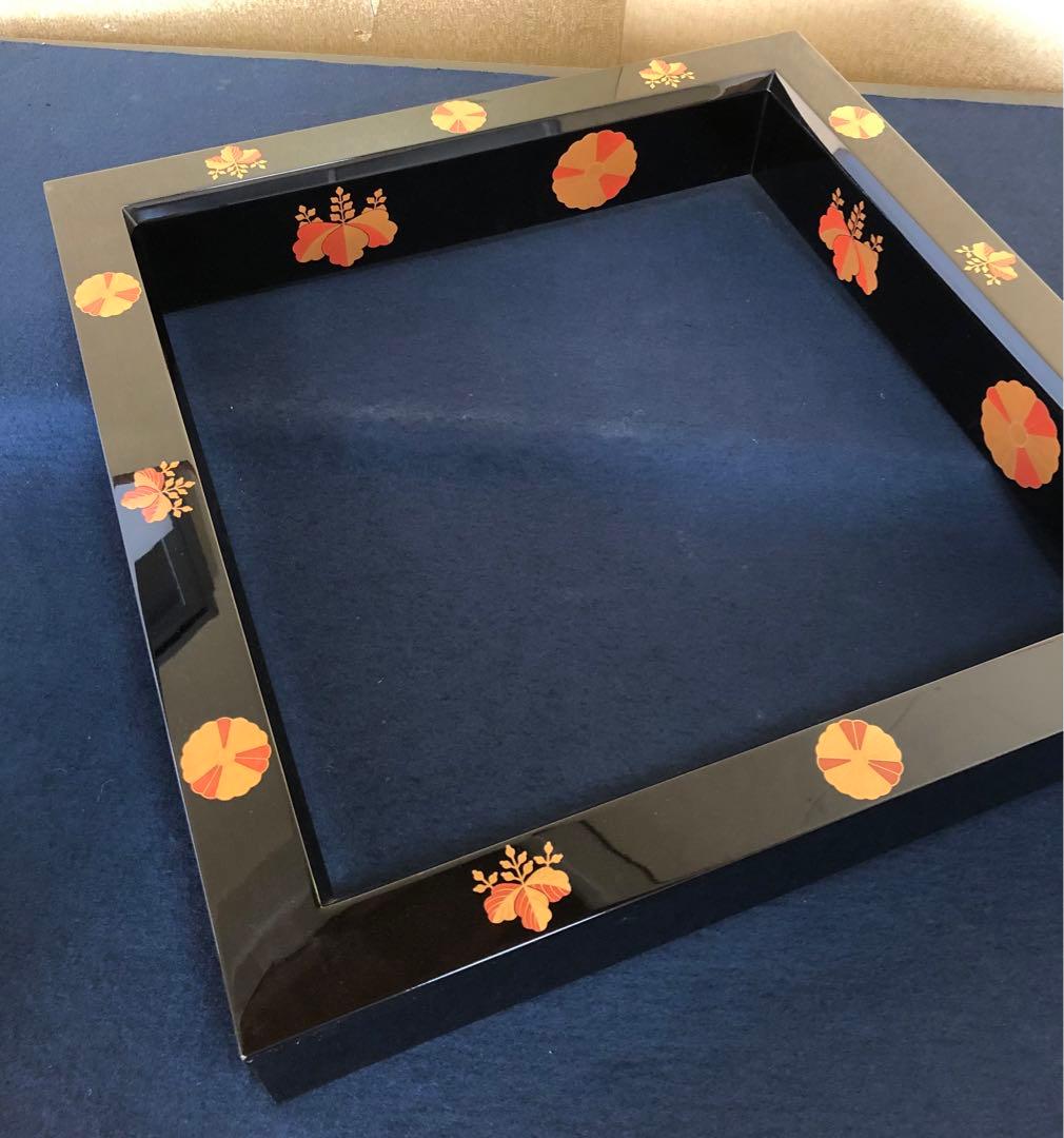 割引❗️《R》輪島塗 高台寺蒔絵 炉縁 宗樹造 共箱　251022い5