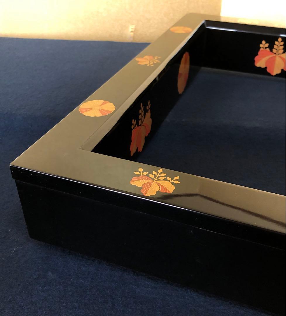 割引❗️《R》輪島塗 高台寺蒔絵 炉縁 宗樹造 共箱　251022い5