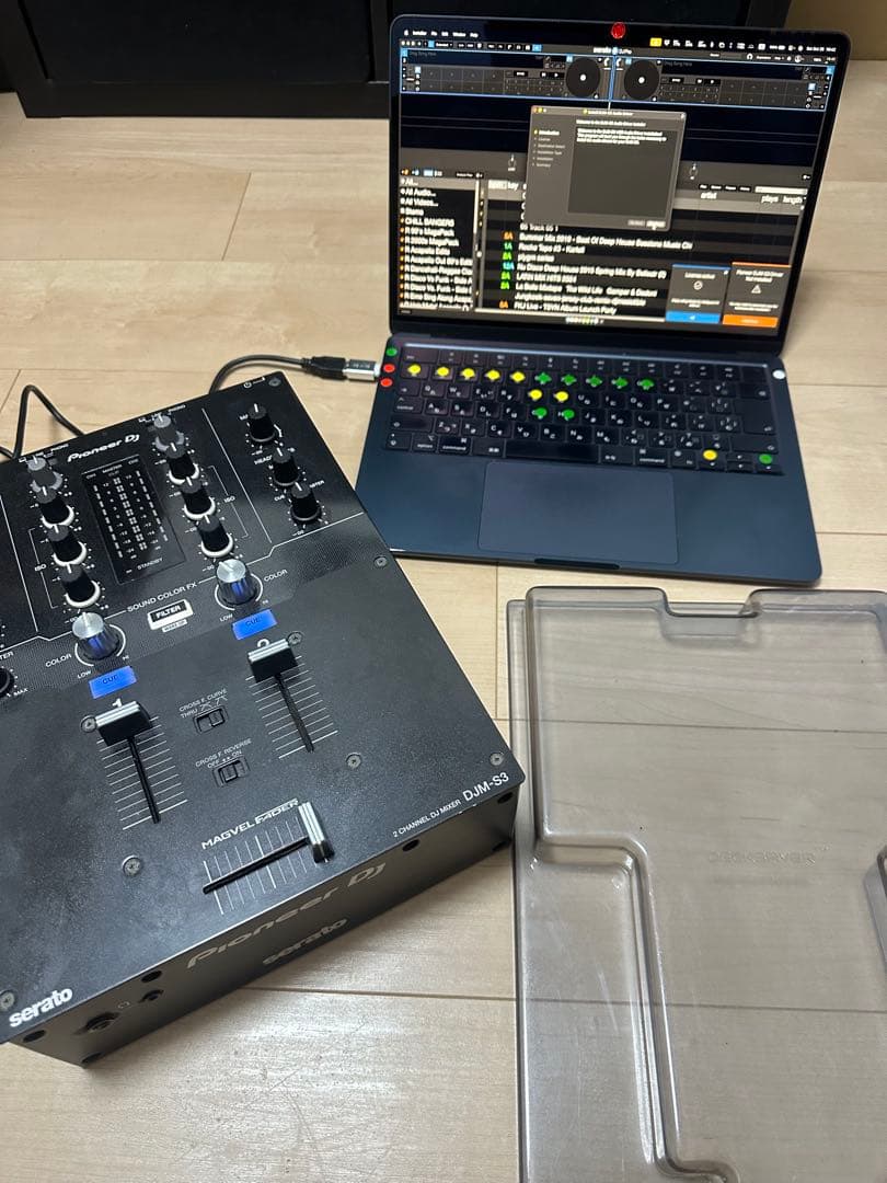 Pioneer DJ DJM-S3 ミキサー Decksaver DJM-S3 cover - Decksaver