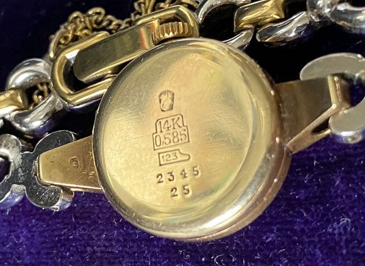 ビンテージ NOREXAの南京虫 14金時計