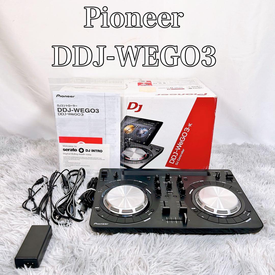 【動作品】Pioneer パイオニア　DDJ-WEGO3 DJコントローラー DDJ-WeGO3-R (archived) Compact, entry-level DJ software controller