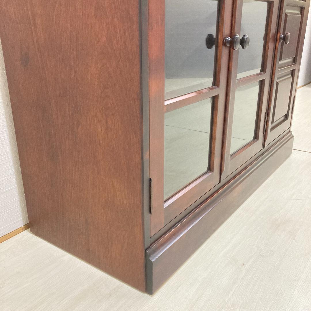 和光 北海道 民芸 キャビネット サイドボード 椛材 カバ