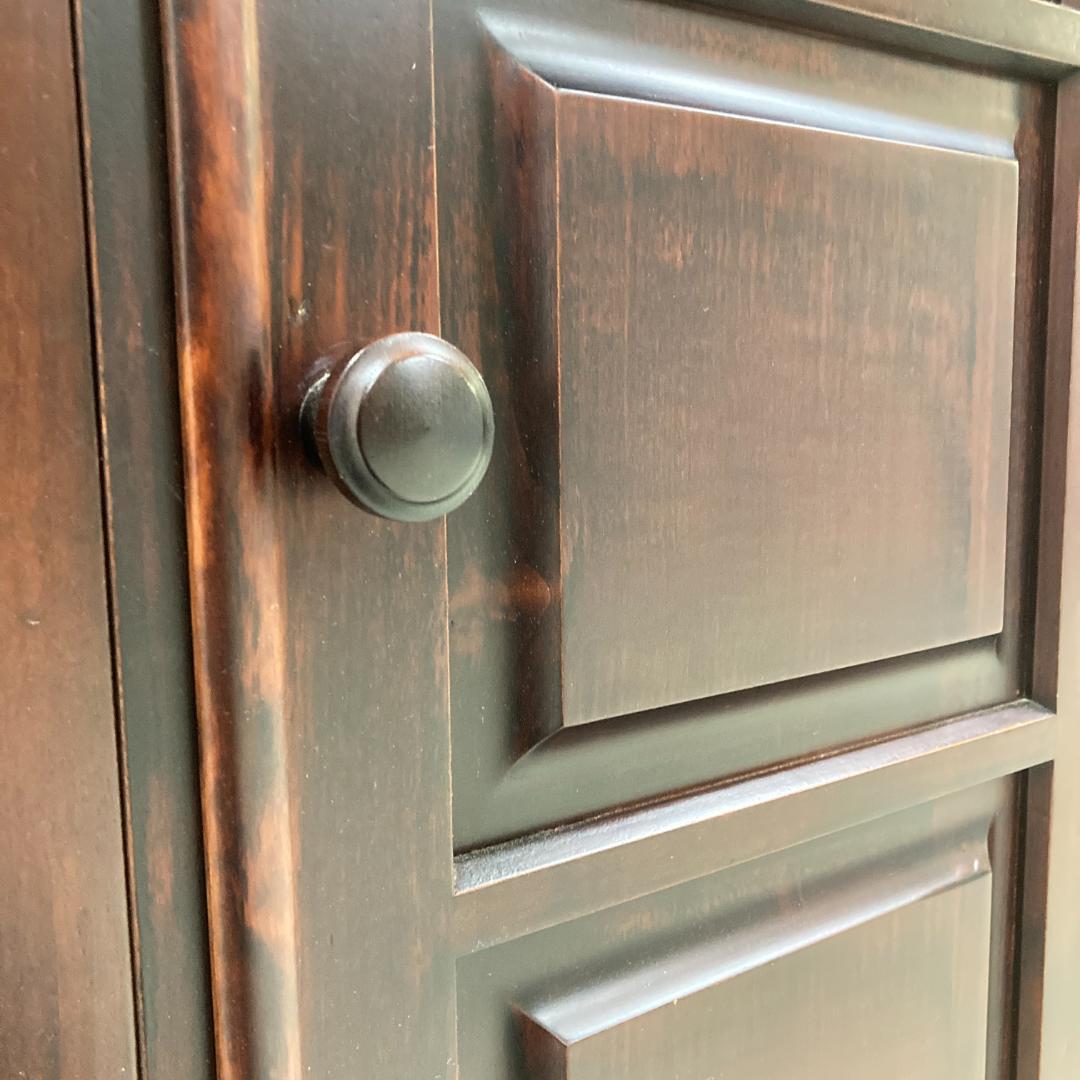 和光 北海道 民芸 キャビネット サイドボード 椛材 カバ