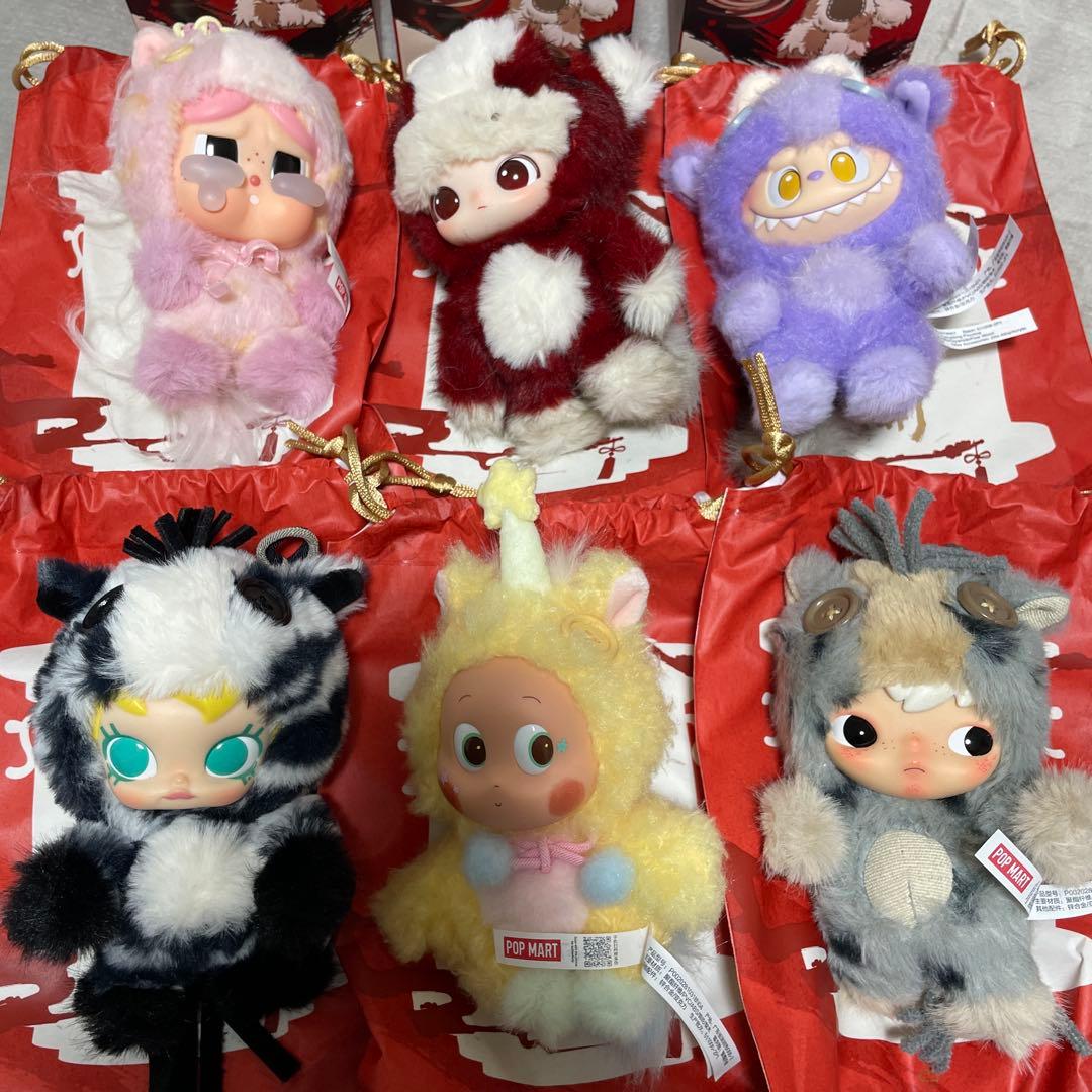 POPMART 馬力全開　Have a good run ぬいぐるみペンダント Have a good Run シリーズぬいぐるみペンダント ラブブ 馬力全開