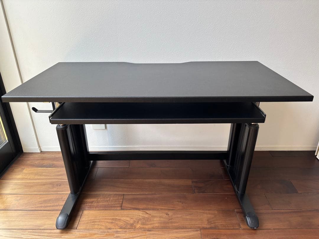 CYBER-GROUND ゲーミングデスク ローデスク 幅90cm 昇降式