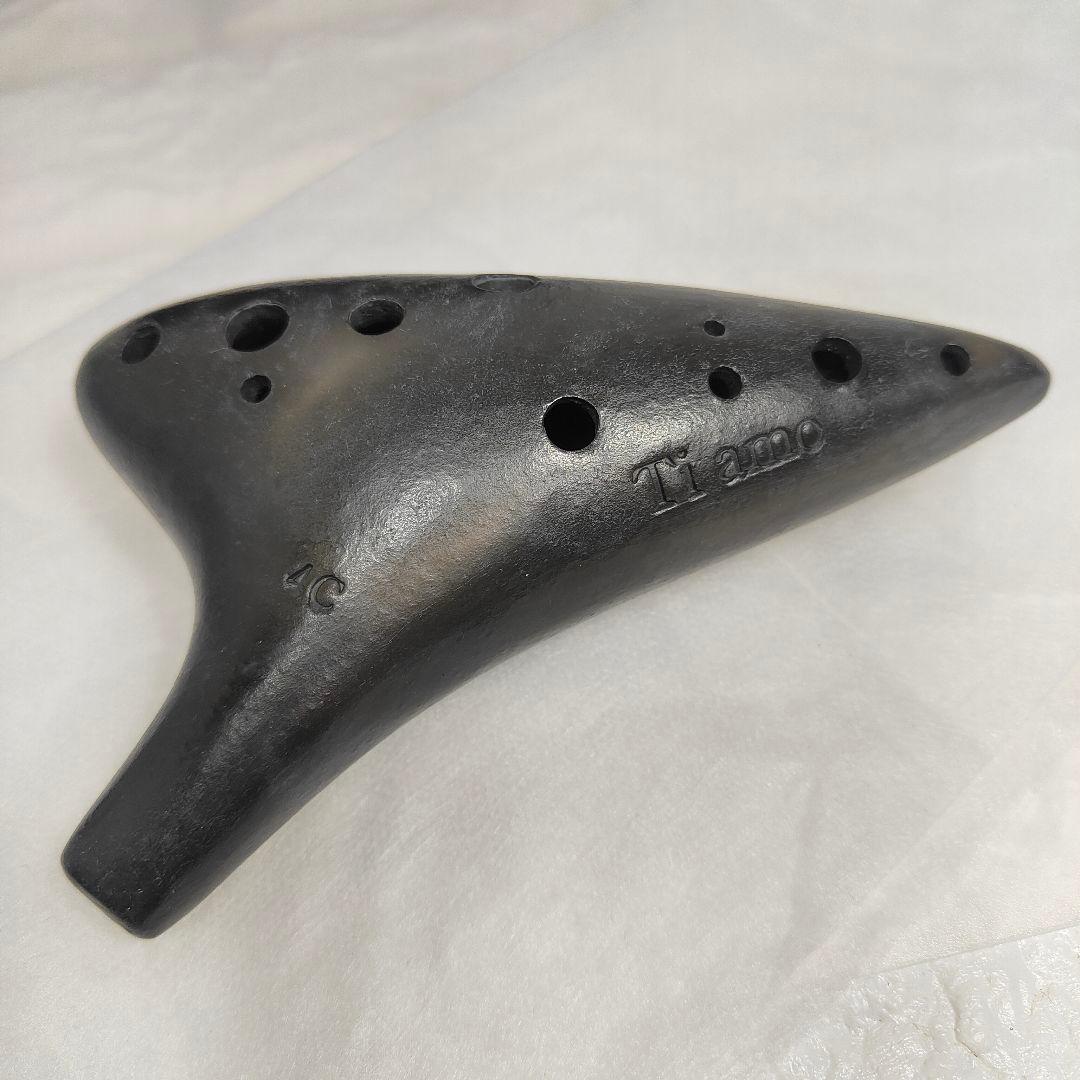 ティアーモ 黒陶 オカリナ 笛 4C 楽器 Ti amo