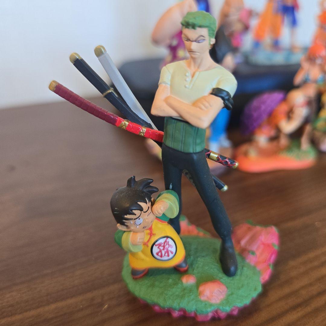 ドラゴンボールカプセル ワンピースコラボ 彩色フルコンプ - メルカリ